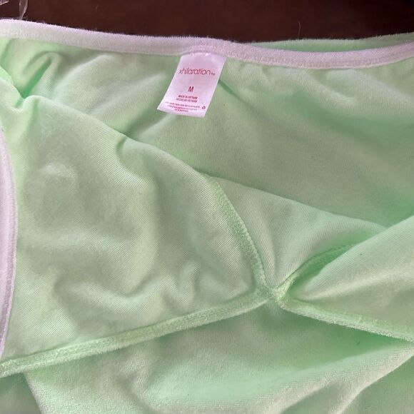 Xhilaration Junior Girls Neon Green Terry Halter Cover Up Dress Small or M NWT - Picture 3 of 4